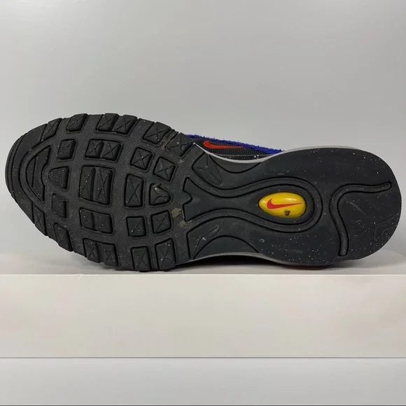 NIKE AIR MAX 97 CONCORD ACG TERRA MENS SHOES SIZE 9 BLACK PURPLE YELLOW RED USED - Picture 4 of 10